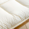 丸洗いＯＫ！中綿フランスウール100％  ウールベッドパッド 中綿たっぷり『3.6kg』ボリュームタイプ セミダブルサイズ 『120×200cm』MT-WOOL3.0WS2S＜日本製＞_0304