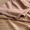 クオリアルシリーズ　天然素材の贅沢な使い心地。泉州泉大津のカシミヤ毛布。西川 東京西川 西川産業 カシミヤ毛布（毛羽部分） QL6653S＜日本製＞