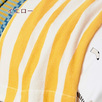 マタノアツコプロデュースのタオルケット『MEMEストライプ』吸湿性に優れた綿100％のタオルケット。西川 西川株式会社 タオルケット MT4603S